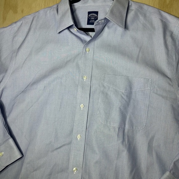 Brooks Brother Button Down Shirt Men’s Size 18 34/35 - Picture 2 of 10